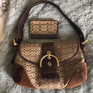 Coach bag + small wallet